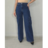 Calça jeans cargo