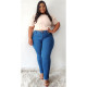 CALÇA JEANS SKINNY PLUSSIZE